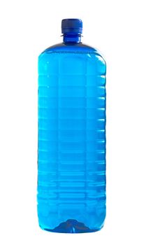 Windscreen cleaning liquid in a bottle