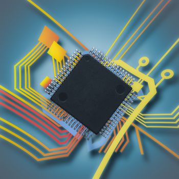electronic chip and circuit