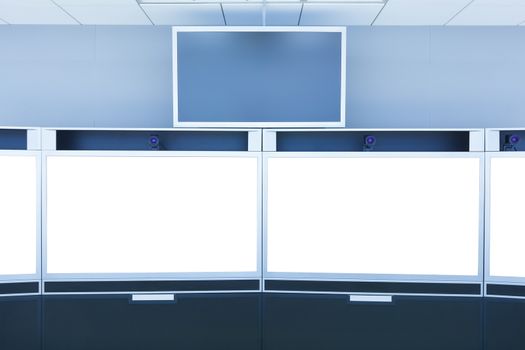teleconference and telepresence screen display
