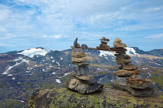 View of the beautiful nature of Stryn, Norway