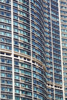New apartments in Hong Kong at day 