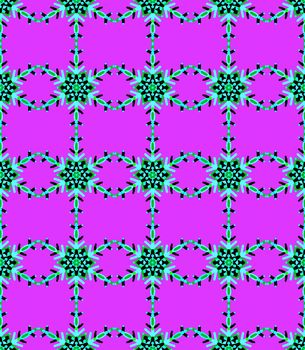 Digital computer grapgic - seamless decorative ornament with snowflaces for design.