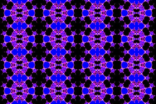 Digital computer grapgic - seamless decorative ornament with snowflaces for design.