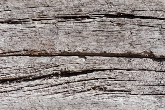 Background pattern of a wooden railroad tie.
