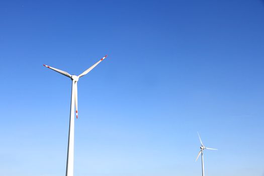 Photo of a Wind energy turbine.