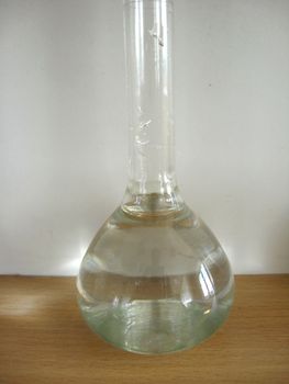 image of sample of water in a flask