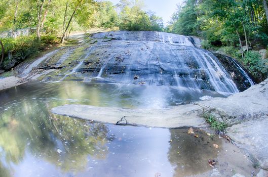 moravian falls park in north carolina mountains