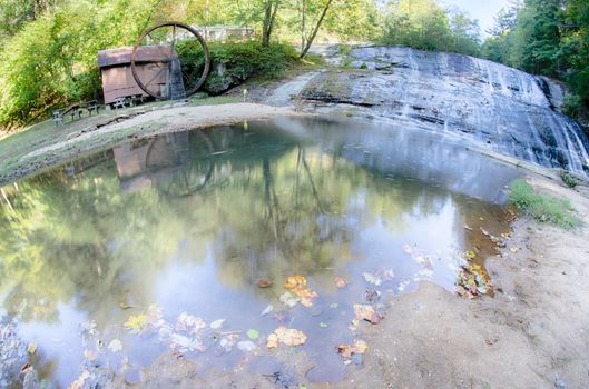 moravian falls park in north carolina mountains