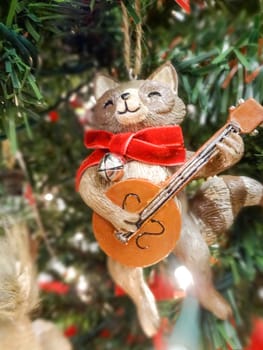 handcrafted christmas animal toy decoration