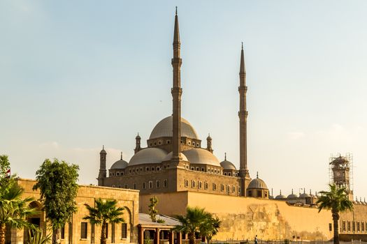 The Saladin Citadel of Cairo, a fortified medieval castle with a mosque and museum serving as one of Egypt’s top tourist destinations