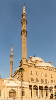 The Saladin Citadel of Cairo, a fortified medieval castle with a mosque and museum serving as one of Egypt’s top tourist destinations