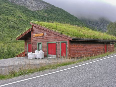 Beautiful scenario of Norway countryside in summer season.