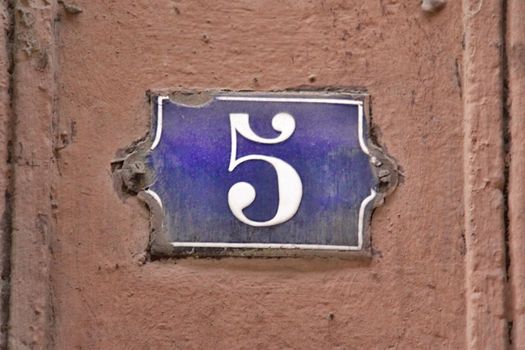 Photo of Building Identification Number made in the late Summer time in Spain, 2013