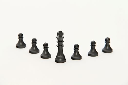 Photo of Chess Figurines in various positions perfectly fit to company presentations as well as private purposes.