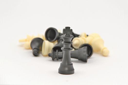 Photo of Chess Figurines perfectly fits to various presentation purposes.