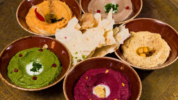 assorted of oriental food on the table