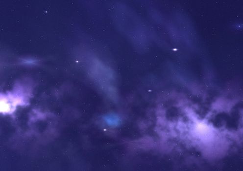 Star field in space a nebulae and a gas congestion. "Elements of this image furnished by NASA".