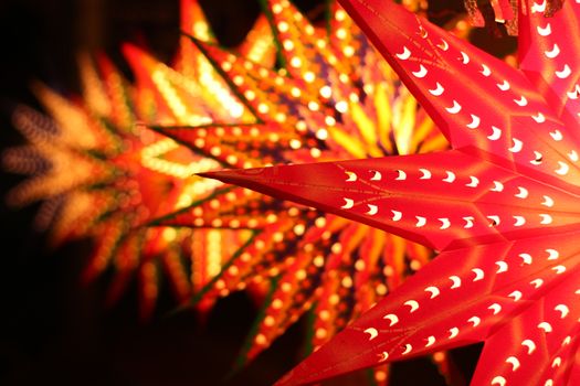 Colorful Star shaped Lanterns for sale for Diwali and Christmas festivals, in India