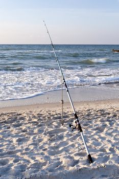 On the Beach of Ahrenshoop in Germany