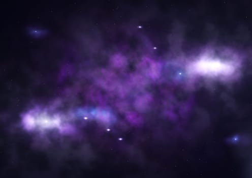 Small part of an infinite star field of space in the Universe. "Elements of this image furnished by NASA".