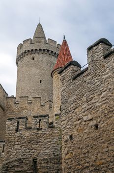 Medieval Kokorin castle in the Czech Republic.