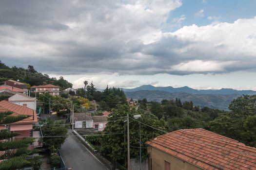 Hilly Landscape in Eastern Sicily