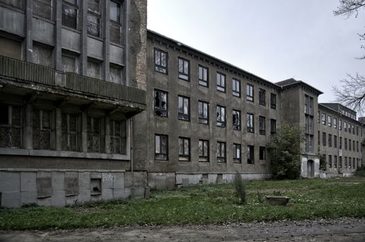 Abandoned Naval College in Wustrow in Germany