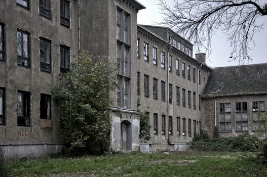 Abandoned Naval College in Wustrow in Germany