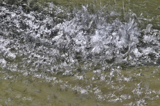 Photo of Water Drops in the City Parc made in the late Summer time in Spain, 2013