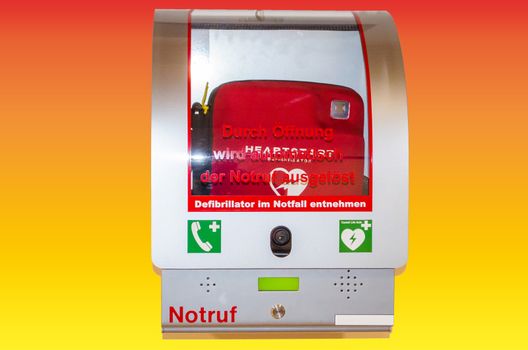 Automated External Defibrillator portable electronic life saver