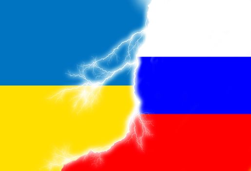 Political metaphor. Russian Ukrainian conflict. 