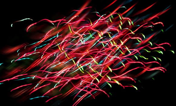 Abstract Festive Lights Background. Christmas and New Year Bokeh blinking background

