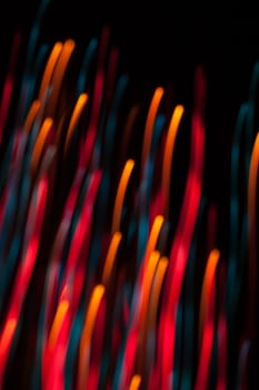 Abstract Festive Lights Background. Christmas and New Year Bokeh blinking background

