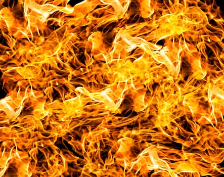 Burn. Abstract fire flames background