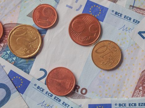 Euro banknotes and coins (EUR) - currency of the European Union