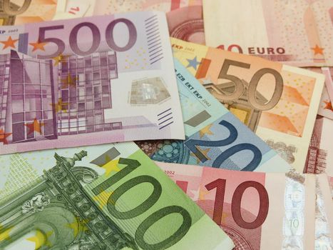 Euro (EUR) banknotes - legal tender of the European Union