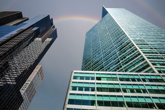 Manhattan modern architecture. Manhattan is the most densely populated of the five boroughs of New York City