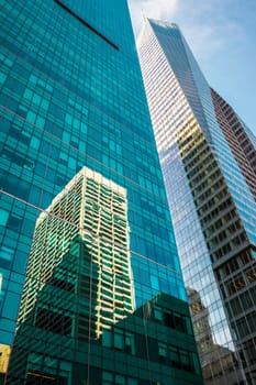 Manhattan modern architecture. Manhattan is the most densely populated of the five boroughs of New York City