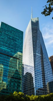 Manhattan modern architecture. Manhattan is the most densely populated of the five boroughs of New York City