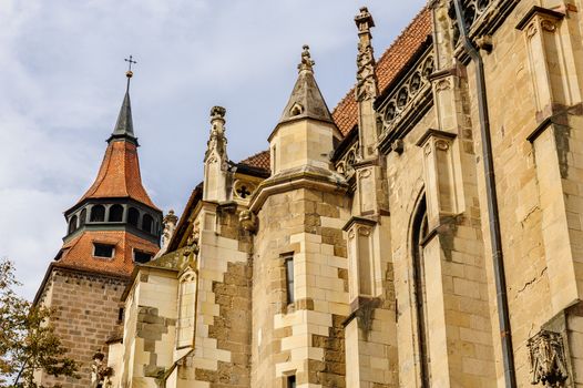 Black Church in Brasov, gothic style cathedral in Transylvania, Romania