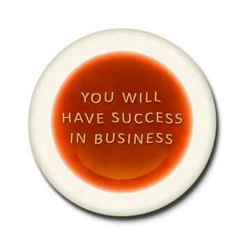 An alphabet soup with the words you will have success in business