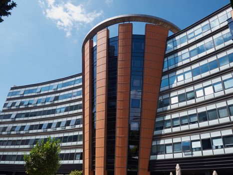 Corporate modern design glass office business building center