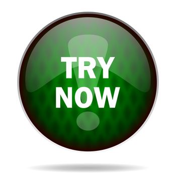 try now green internet icon