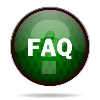 faq green internet icon