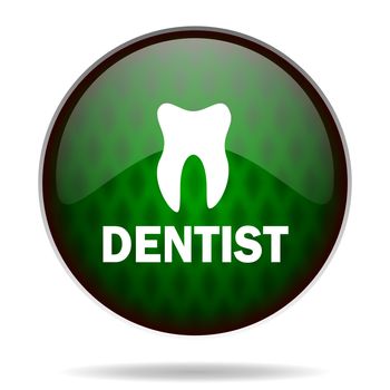 dentist green internet icon
