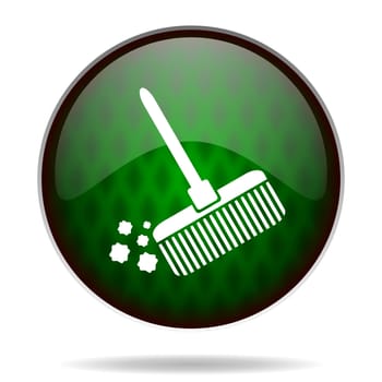 broom green internet icon