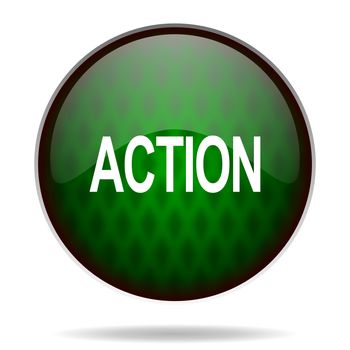 action green internet icon