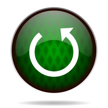rotate green internet icon