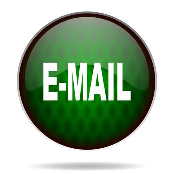 email green internet icon