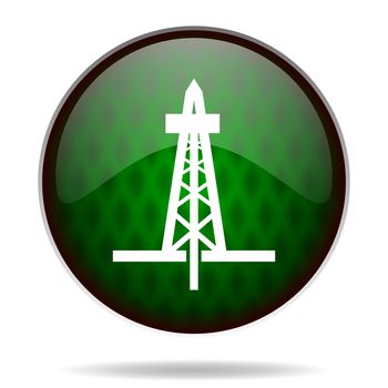 drilling green internet icon